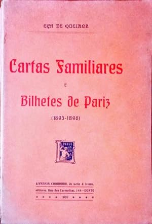 CARTAS FAMILIARES E BILHETES DE PARIZ (1893-1896).