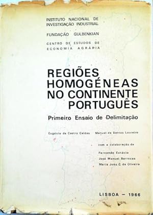 Imagen del vendedor de REGIES HOMGNEAS NO CONTINENTE PORTUGUS. a la venta por Livraria Castro e Silva