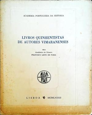 Seller image for LIVROS QUINHENTISTAS DE AUTORES VIMARANENSES. for sale by Livraria Castro e Silva