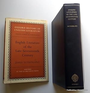 English Literature of the Late Seventeenth Century (Oxford History Of English Literature)