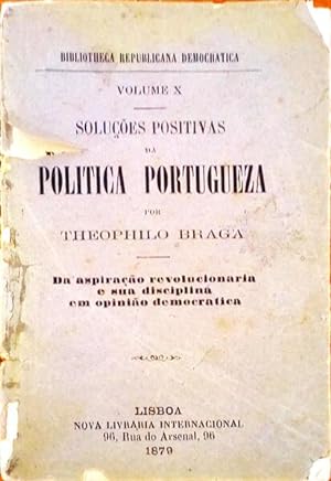 Bild des Verkufers fr SOLUES POSITIVAS DA POLITICA PORTUGUESA. [X] zum Verkauf von Livraria Castro e Silva