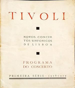 NOVOS CONCERTOS SINFONICOS DE LISBOA.