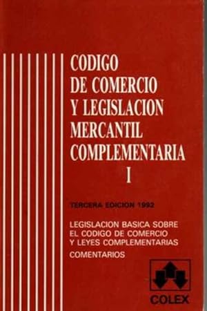 Imagen del vendedor de Cdigo de comercio y legislacin mercantil complementaria I y II a la venta por SOSTIENE PEREIRA