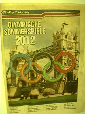 Olympische Sommerspiele 2012 - eine alte Sonderbeilage der Märkischen Oderzeitung vom 27.Juli.2012;