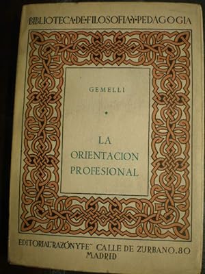 Seller image for La orientacin profesional for sale by Librera Antonio Azorn