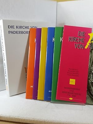Die Kirche von Paderborn - 6 Hefte (komplett) im Original Pappschuber. Heft 1 - Sachsenmission un...