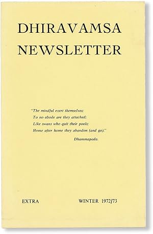 Dhiravamsa Newsletter Extra, Winter 1972/73 [Previously published as the Vipassana Foundation New...