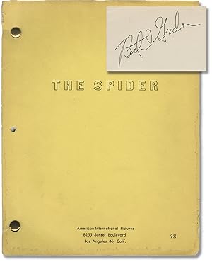 Earth vs. the Spider [The Spider] (Original screenplay for the 1958 film)