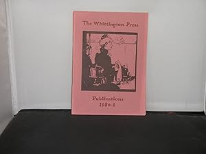 Seller image for The Whittington Press Publications 1980-1 for sale by Provan Books