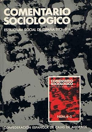 Bild des Verkufers fr COMENTARIO SOCIOLOGICO. Ao II. N 4-5. Diciembre 1973 ? marzo 1974. zum Verkauf von Librera Torren de Rueda