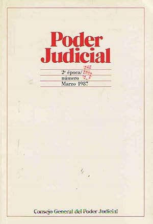 Immagine del venditore per PODER JUDICIAL. 2 POCA. N 5. MARZO 1987 venduto da Librera Torren de Rueda