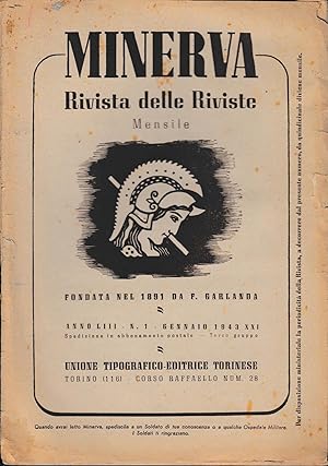 Minerva, rivista delle riviste. Periodico mensile, Volume LIII, 1943, n 1