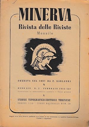 Minerva, rivista delle riviste. Periodico mensile, Volume LIII, 1943, n 2