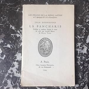 La PANCHARIS d'après le texte de 1587 par André BERRY et Edgar Valès .