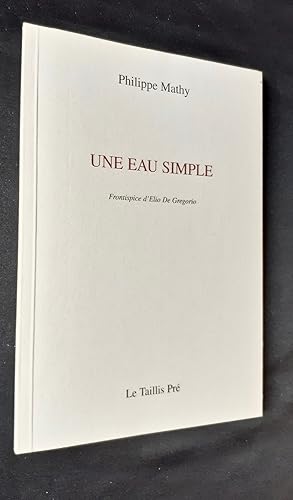 Une eau simple -