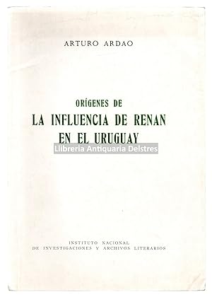 Bild des Verkufers fr Orgenes de la influencia de Renan en el Uruguay. zum Verkauf von Llibreria Antiquria Delstres