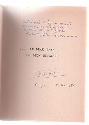 Seller image for Le beau pays de mon enfance for sale by LibrairieLaLettre2