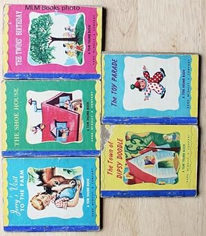 Seller image for Tom Thumb Books (5 titles): The Shoe House; The Toy Parade; The Town of Dipsy Doodle; Jerry's Visit to the Farm; The Twins' Birthday for sale by Ulysses Books, Michael L. Muilenberg, Bookseller