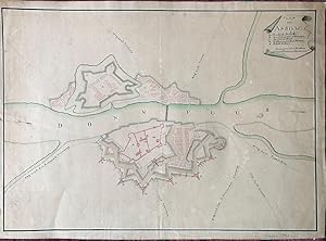 Three Manuscript Maps of Assow [Azov Fortress, Assoff, Asov, Asaf, Asof, Asoph].