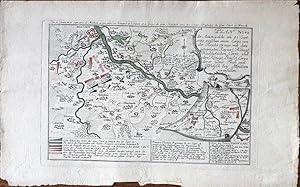 Plan der Action welche am 21. Sept. 1759 zwischen einen Corps von der Reichs Armee mit dem verein...