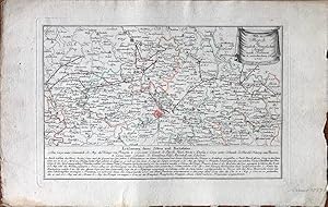 March der Königlich-Preussischen Armee nach Böhmen in 4. verschiedenen Corps. 1757.