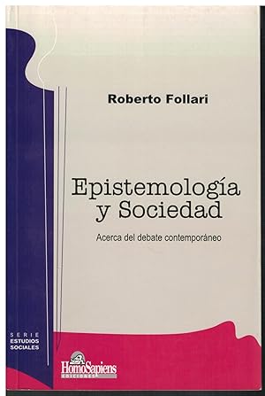 Bild des Verkufers fr Epistemologa y Sociedad. Acerca del debate contemporneo zum Verkauf von Librera Santa Brbara