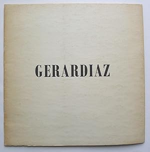 Seller image for Gerardiaz. Texte de Raymond Charmet. Galerie Framond. Paris. 1965. for sale by Roe and Moore