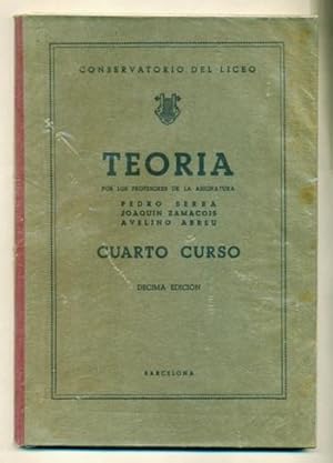 Seller image for TEORIA. CUARTO CURSO for sale by Ducable Libros