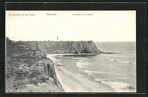 Ansichtskarte Moanda, La falaise et le phare