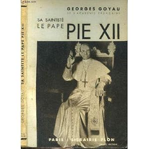 Image du vendeur pour Pie XII 2020-1075 Plon 1939 bE mis en vente par Des livres et nous