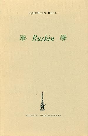 Bild des Verkufers fr Ruskin zum Verkauf von Studio Bibliografico Marini