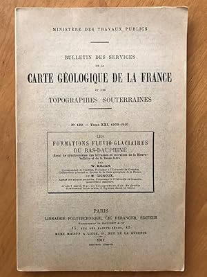 Bulletin des services de la Carte géologique de la france topographies souterraines . N°129. Tome...