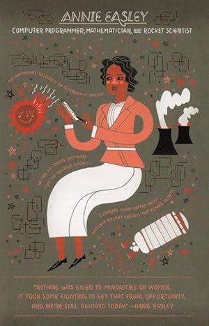 Seller image for Annie Easley Computer Programmer Rocket Scientist Portrait Postcard for sale by Postcard Finder