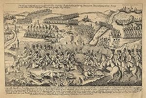Schlacht bei Kaiserslautern im November 1793 aus der halben Vogelschau ('Die 3tägige Schlacht am ...