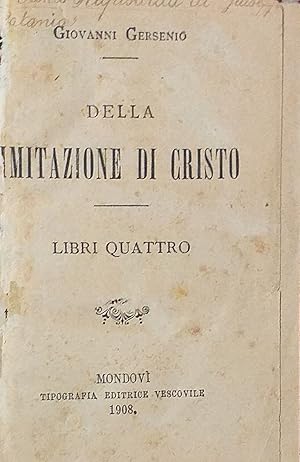 Della Imitazione di Cristo