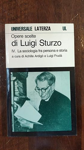 Bild des Verkufers fr La sociologia fra persona e storia zum Verkauf von librisaggi