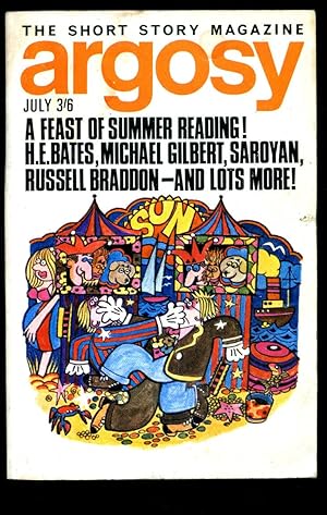 Seller image for Argosy | The Short Story Magazine of Complete Stories | Volume XXIX Number 7 | July, 1968 | H. E. Bates 'In the Middle of Nowhere'; William Saroyan 'The Swimmers'; Patrick Turnbull 'House on Stilts (Last Part); Michael Gilbert 'One-to-Ten'. for sale by Little Stour Books PBFA Member