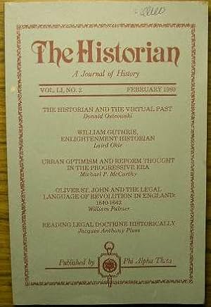 The Historian: A Journal of History Vol. LI, No. 2 1989 by Journal by Journal