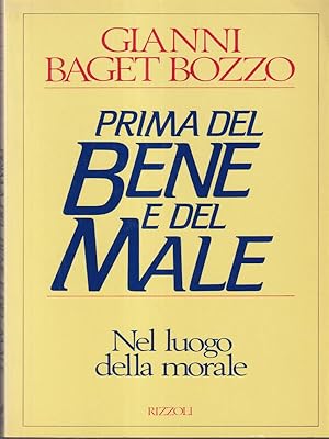 Bild des Verkufers fr Prima del Bene e del Male zum Verkauf von Librodifaccia