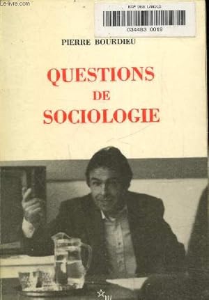 Seller image for Questions de sociologie for sale by Le-Livre