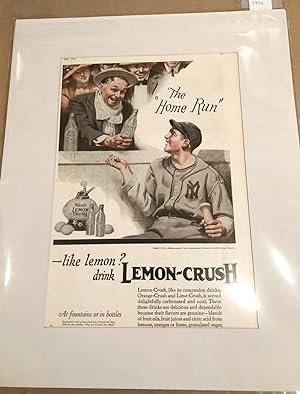 Lemon Crush advertisement by Norman Rockell 1921