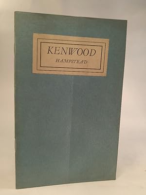 Bild des Verkufers fr Kenwood: The Iveagh Bequest ( Kenwood Hampstead) zum Verkauf von ANTIQUARIAT Franke BRUDDENBOOKS