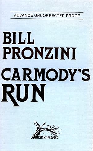 Imagen del vendedor de Carmody's Run a la venta por Ziesings