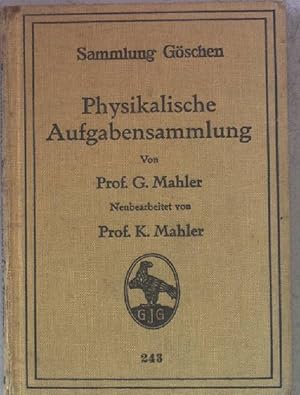 Imagen del vendedor de Physikalische Aufgabensammlung. Sammlung Gschen: Band 243. a la venta por books4less (Versandantiquariat Petra Gros GmbH & Co. KG)