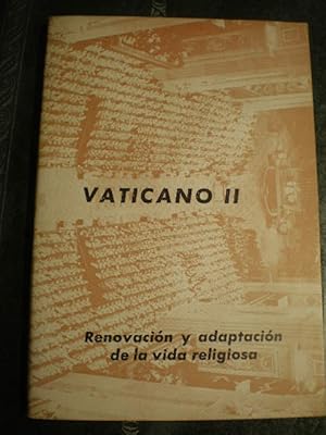 Concilio Vaticano II. Decreto sobre la renovación y adaptación de la vida religiosa. Texto latino...