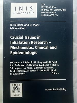 Seller image for Crucial Issues in Inhalation Research - Mechanistic, Clinical and Epidemiologic. for sale by Versandantiquariat Jena