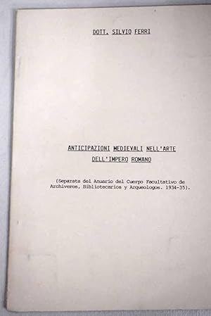 Anticipazioni medievali nell'arte dell'impero romano