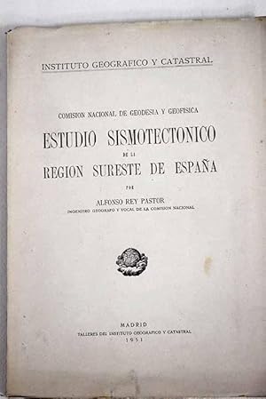 Imagen del vendedor de Estudio sismotectnico de la regin sureste de Espaa a la venta por Alcan Libros