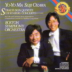 Seller image for Yo-Yo Ma Performs Strauss Don Quixote and Schoenberg's free adaptation of the Concerto of Monn [COMPACT DISC] for sale by Cameron-Wolfe Booksellers