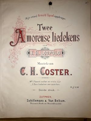 Twee amoreuse liedekens van J.H. Leopold. 3e druk